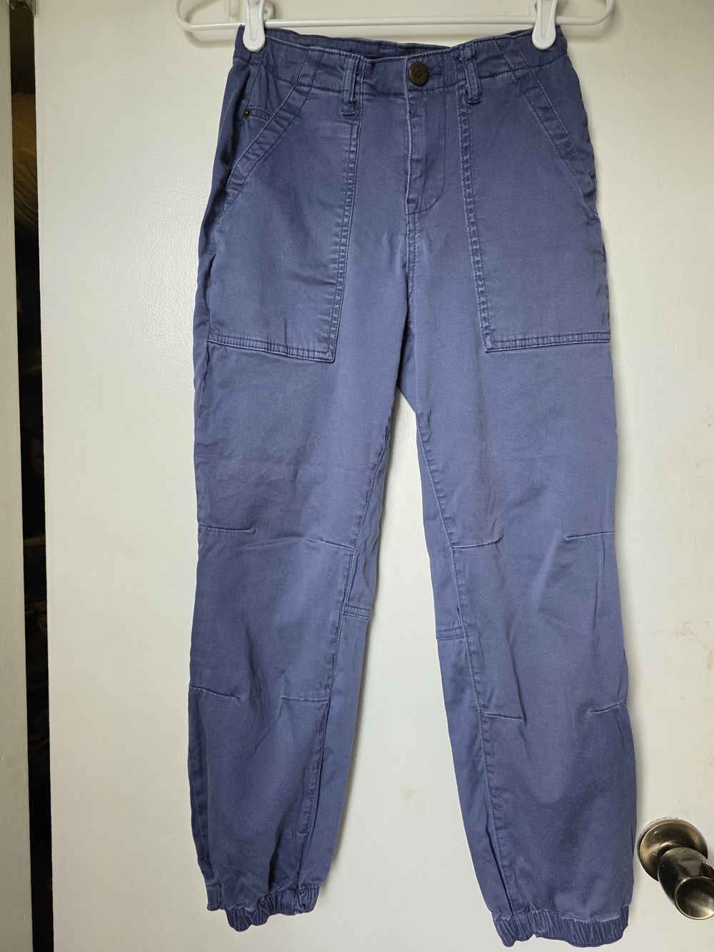 one 5 one Women's Cargo Jogger Pants - Slate Blue